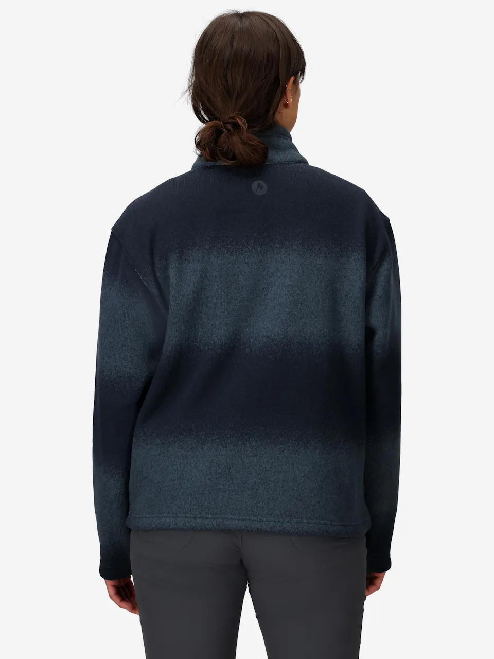 Wm's Heavyweight Drop Line Printed 1/2 Zip