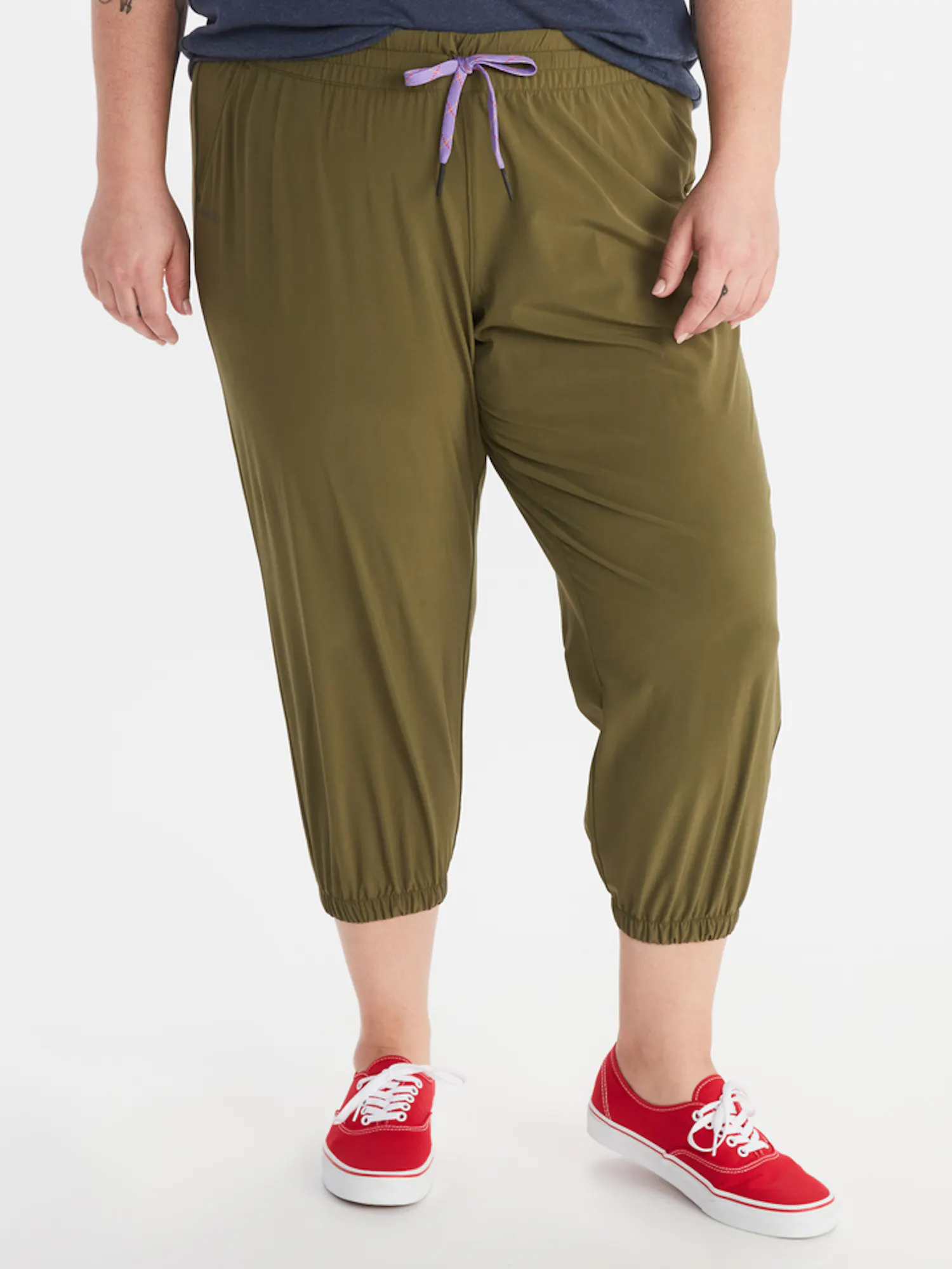 Marmot Women's Elda Jogger - Plus Pants in Winter Moss