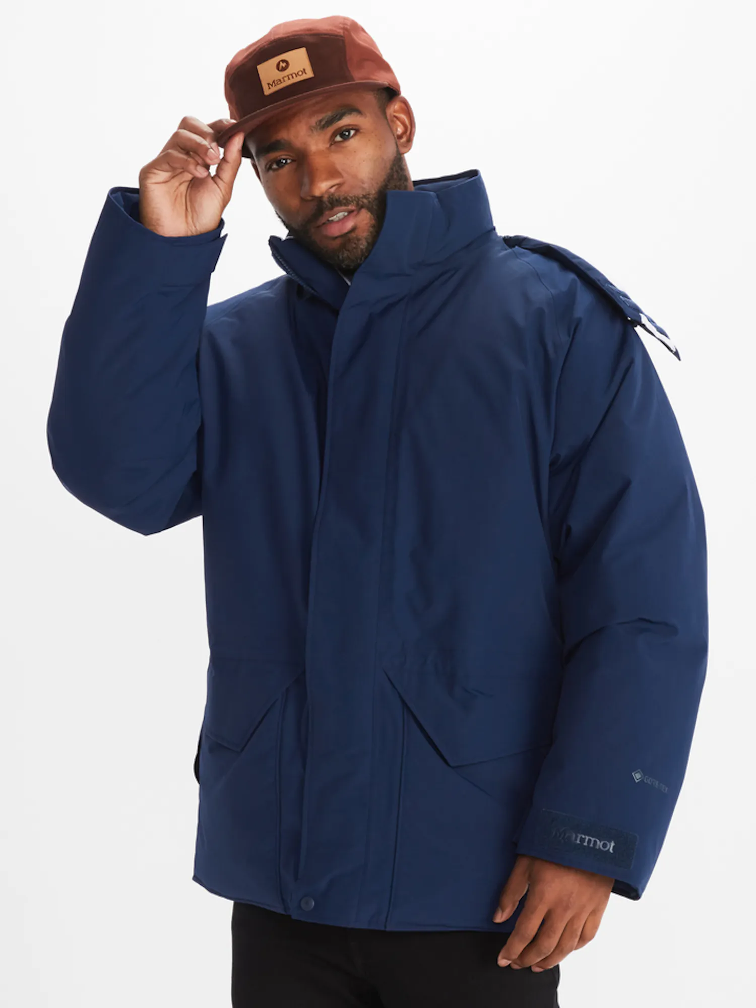 Marmot Men's GORE-TEX® Mammoth Parka Jacket in Arctic Navy