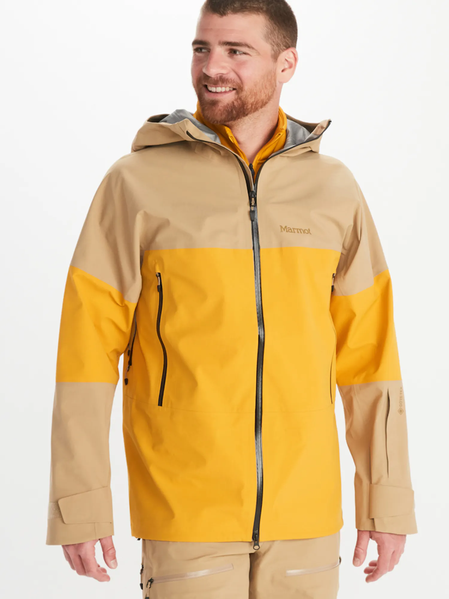 Marmot Men's GORE-TEX® Orion Jacket in Shetland/Yellow Gold