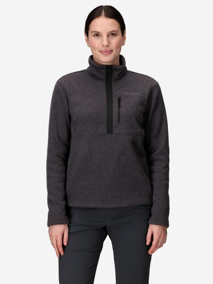 Women's Drop Line Sweater Fleece Half-Zip