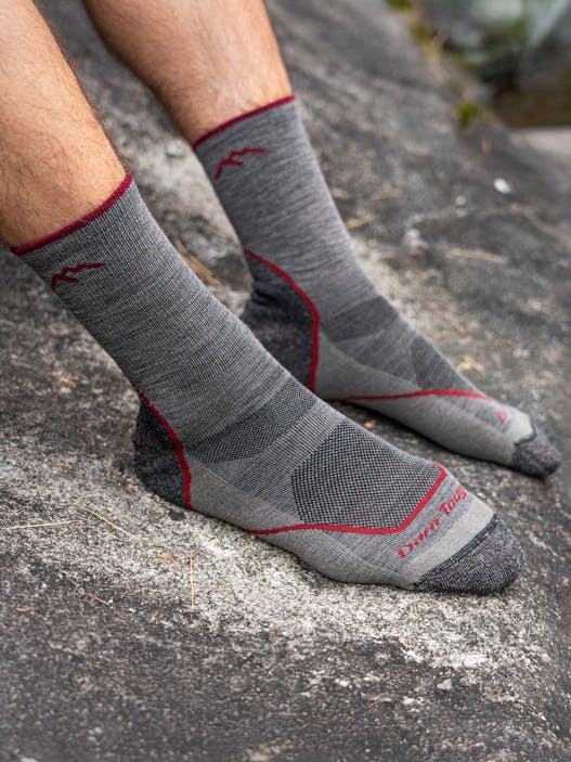 Darn Tough Men's Light Hiker Micro Crew Lightweight Hiking Socks