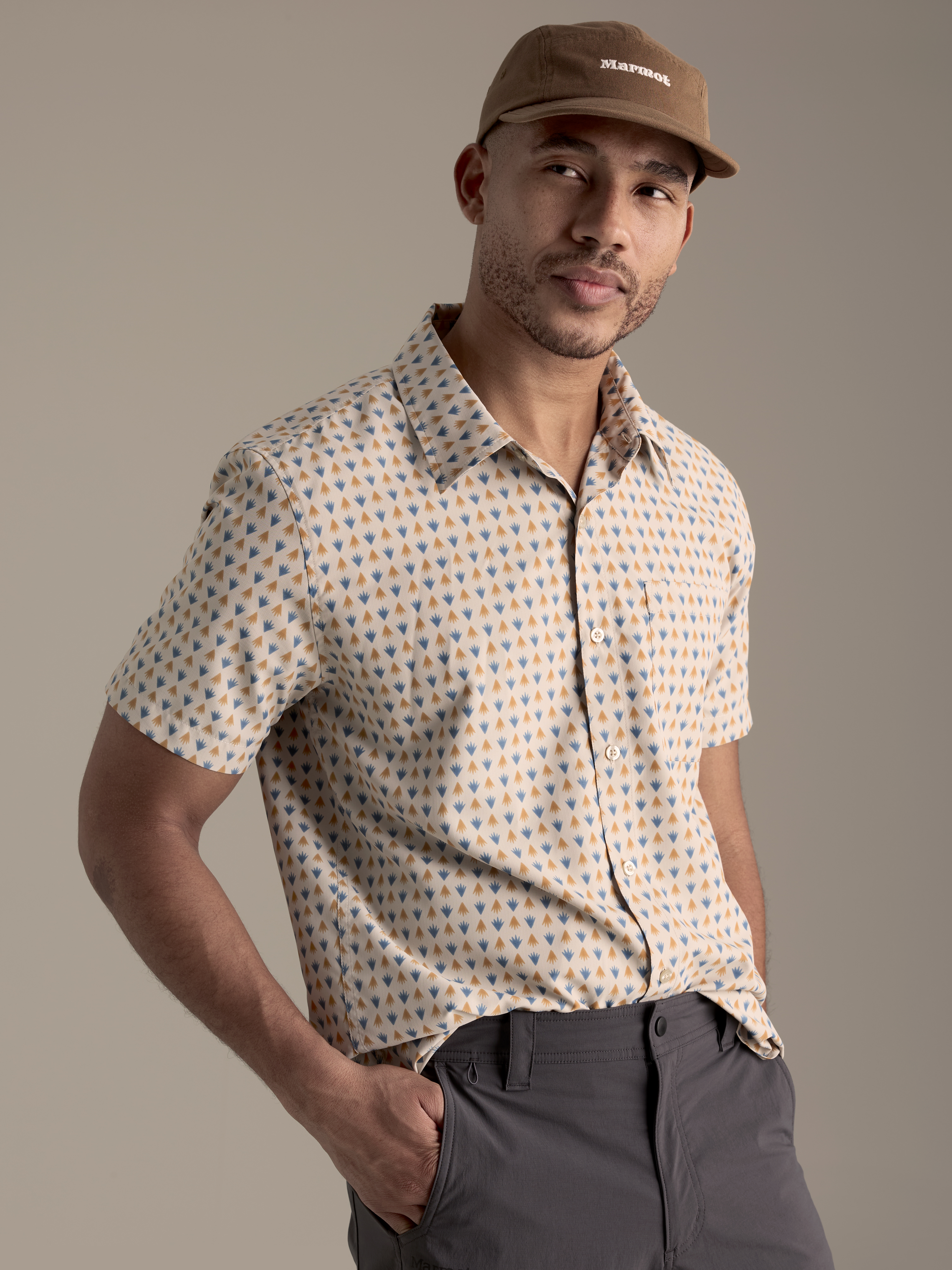 Men's AirExchange UPF 40 Novelty Short-Sleeve Collared Shirt | Marmot