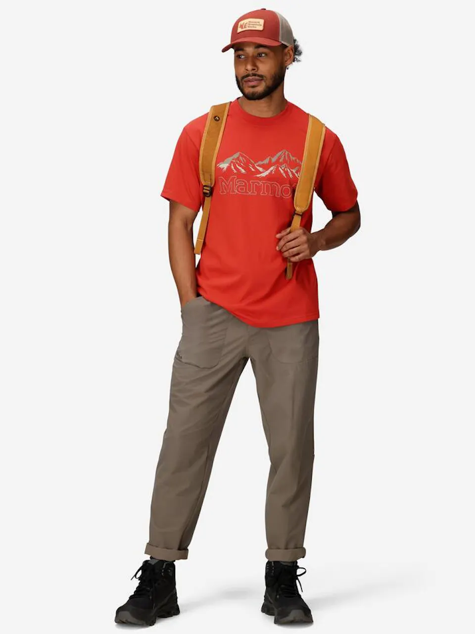 Peaks Line Drawing Tee SS