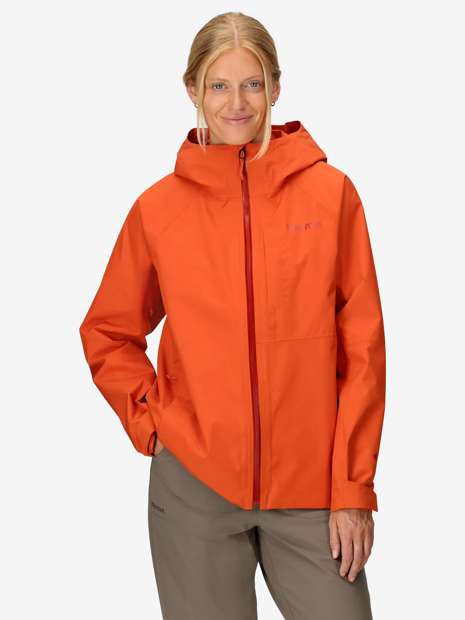 Marmot Women's Waypoint GORE-TEX® Rain Jacket (Fall 2025) in Ginger Blossom