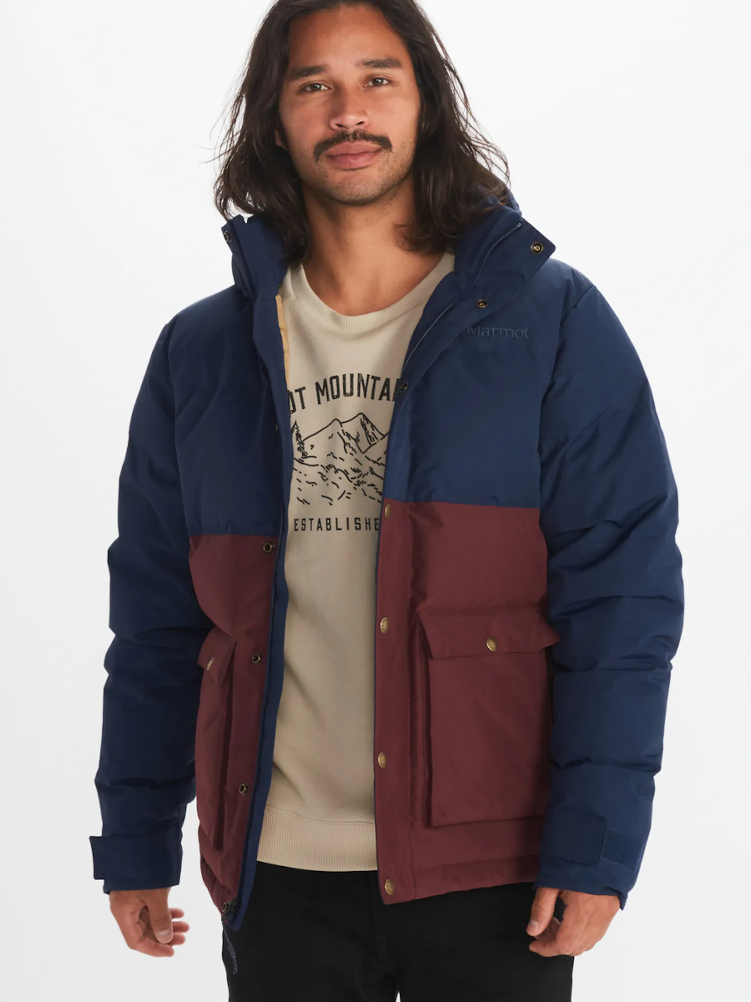 Marmot Men's Fordham Jacket in Arctic Navy/Port Royal