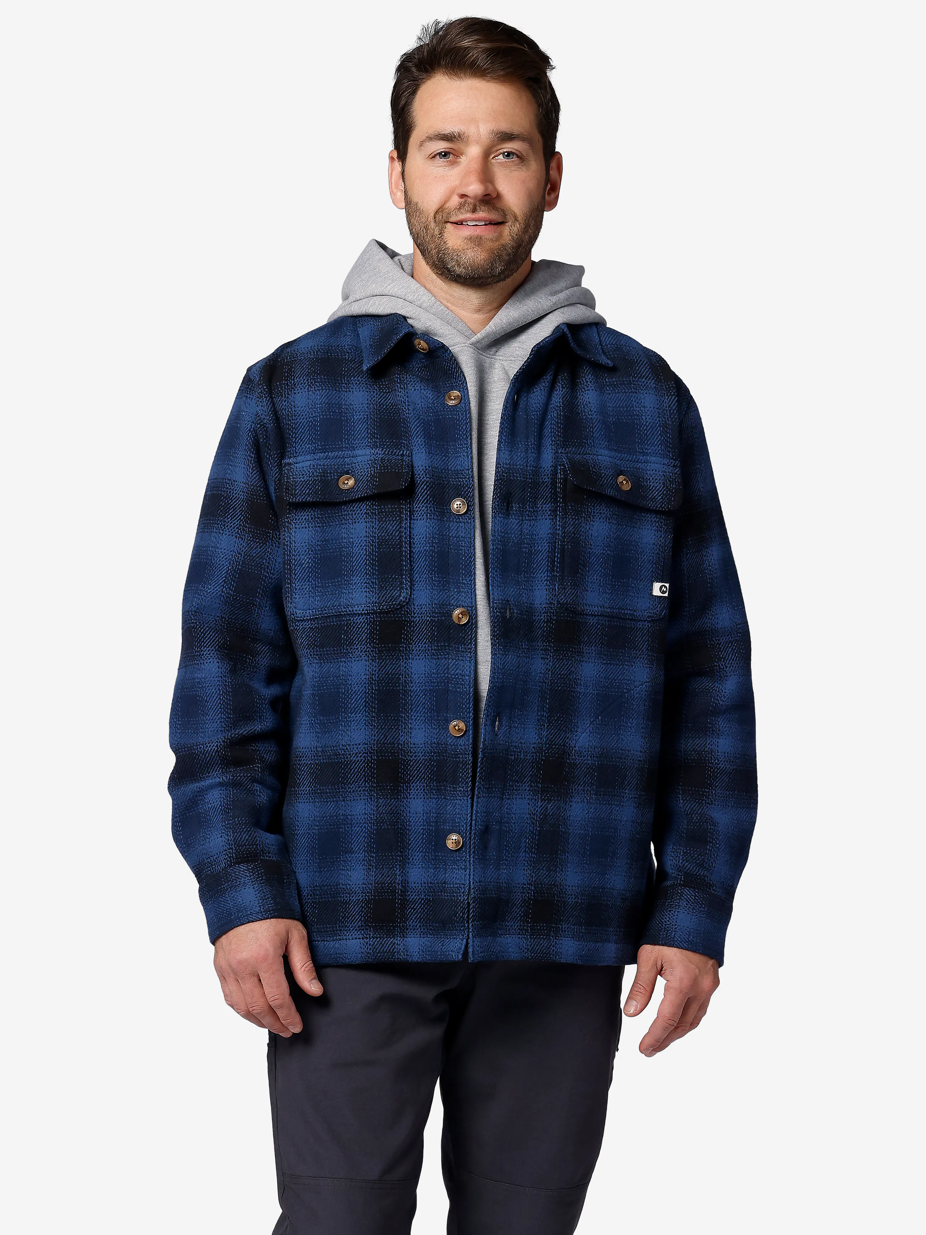 Nightfall Navy Shadow Plaid
