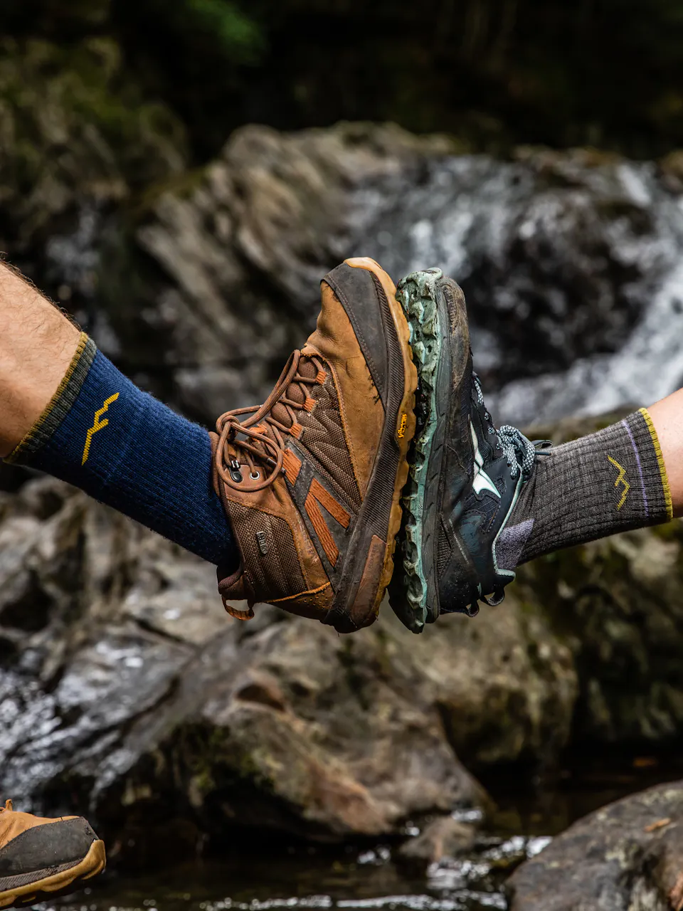 W Hiker Micro Crew Midweight with Cushion-Darn Tough Eclipse