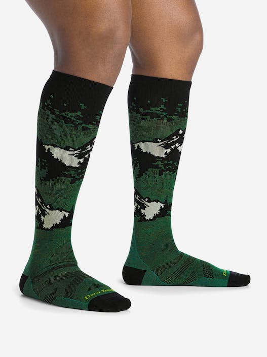Darn Tough Men's Cold Smoke Over-the-Calf Lightweight Ski & Snowboard Socks