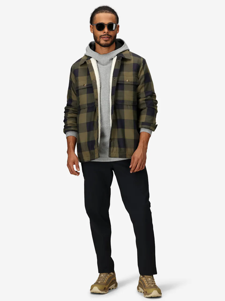 Ridgefield Sherpa Flannel Shirt Jacket