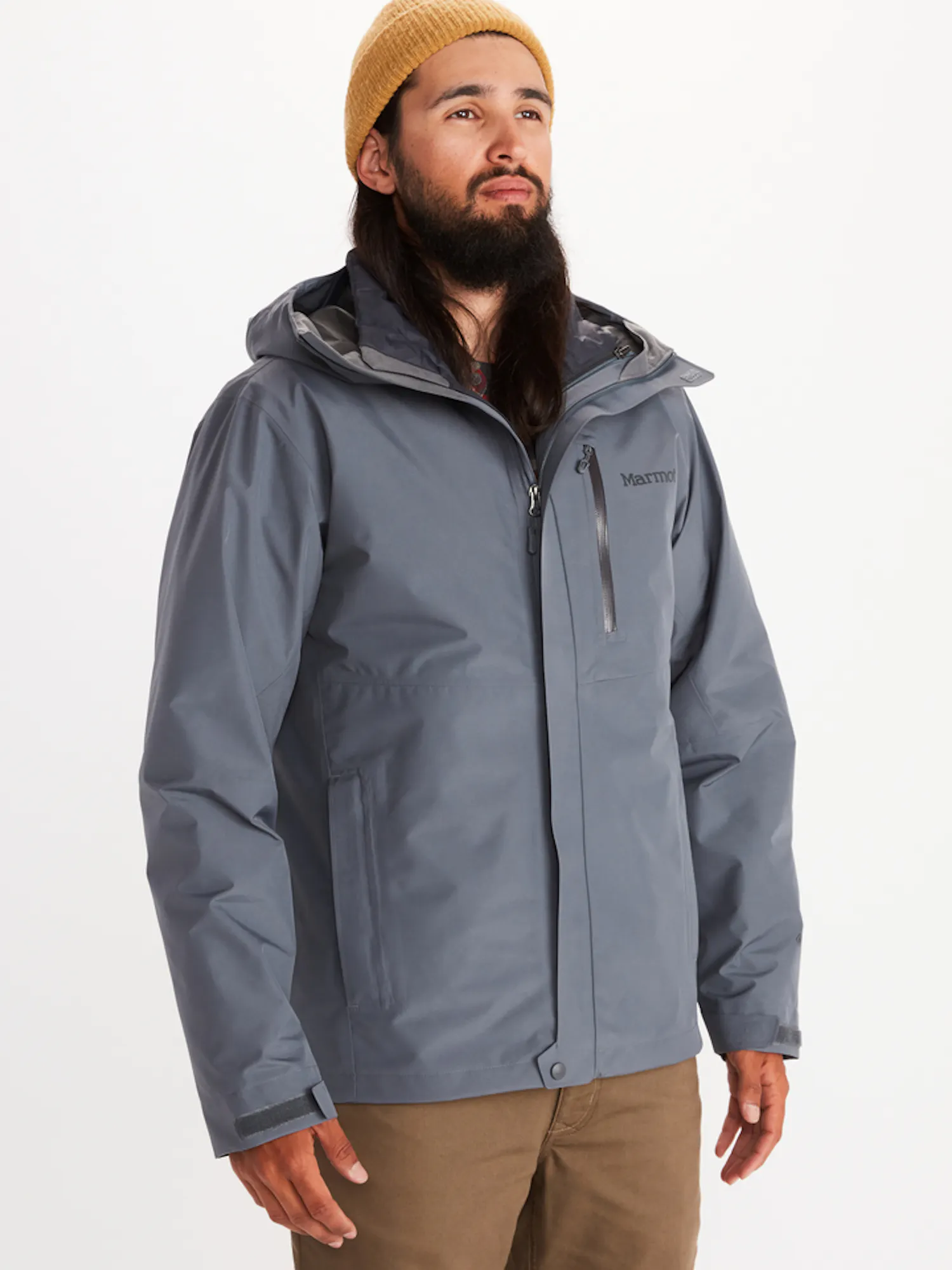 Marmot Men's GORE-TEX® Minimalist Component 3-in-1 Jacket in Steel Onyx