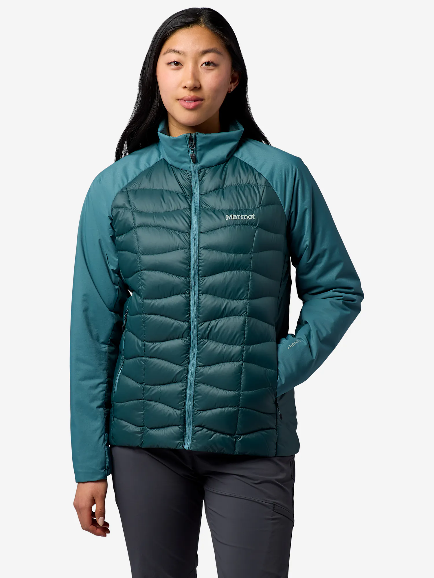 Marmot Women's GridLite Down Jacket in Water Cave/Seafloor