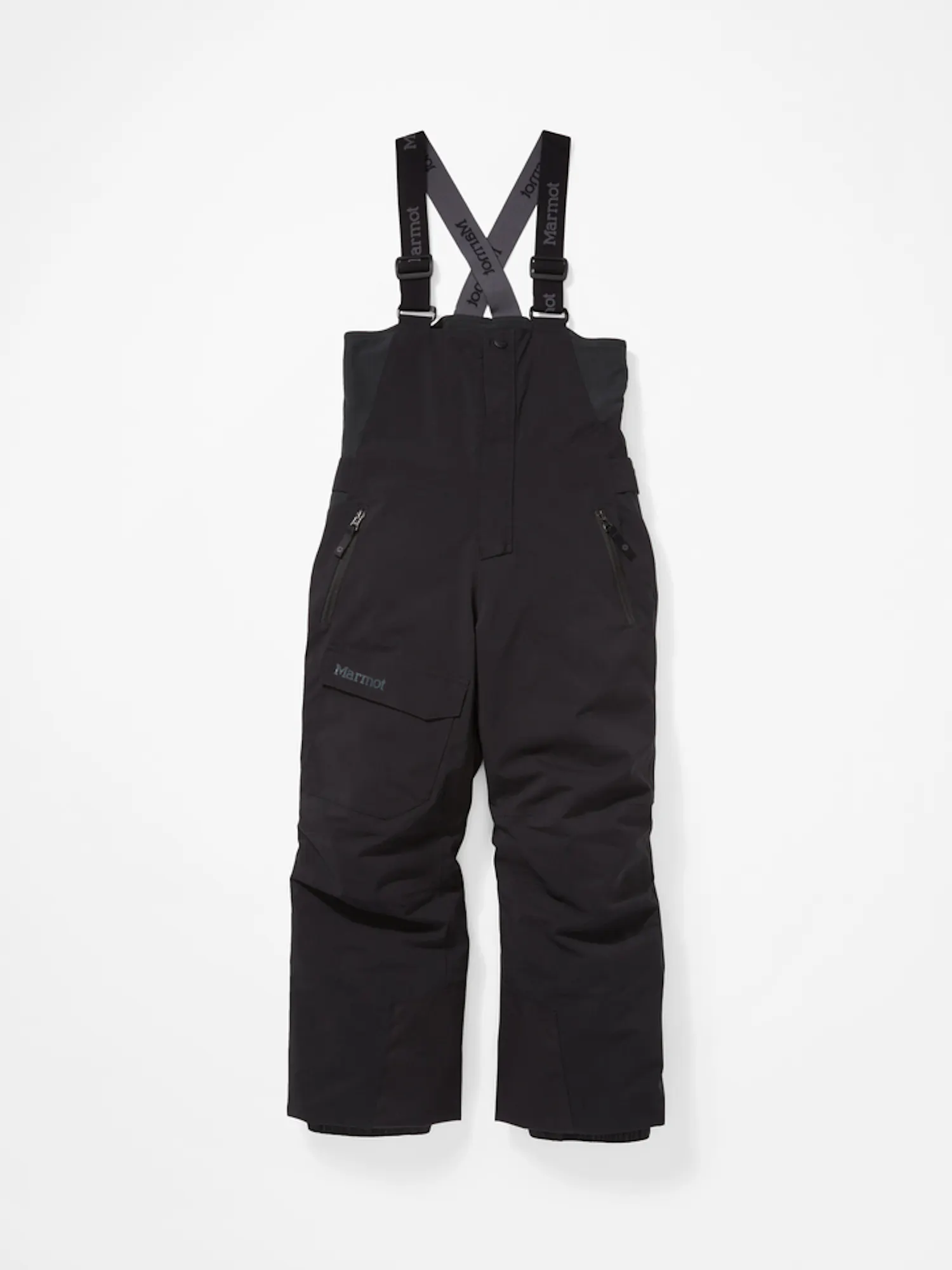 Marmot Kids' Rosco Bib (2023) in Black