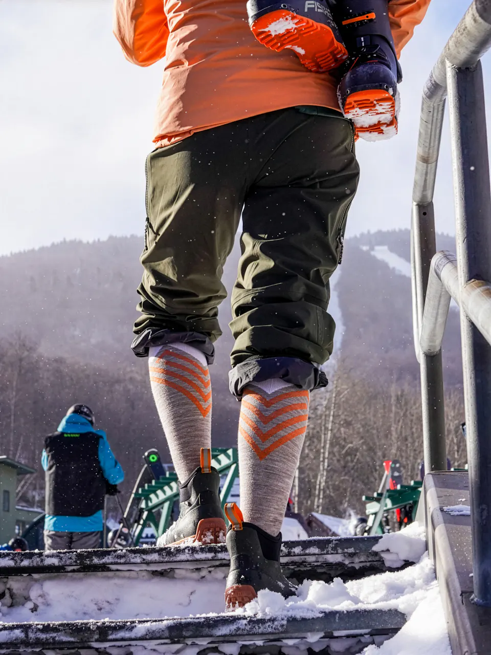 W Yeti OTC Midweight with Cushion-Darn Tough Aqua