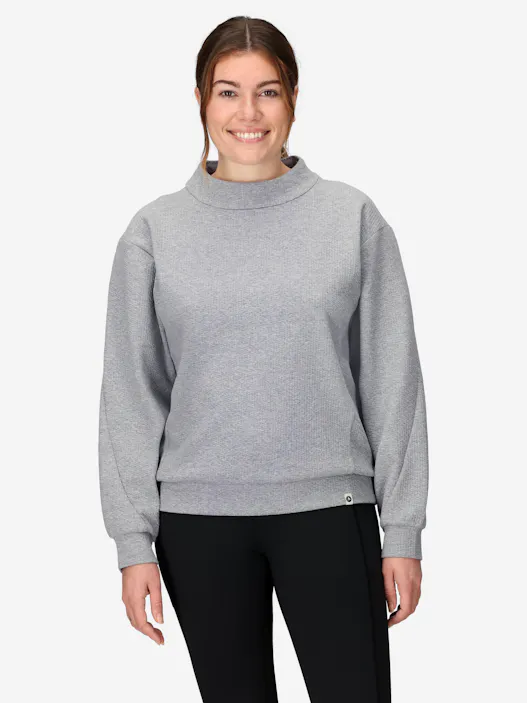 Women’s Ridge Tech Waffle Knit Mock Neck Pullover (Fall 2025)