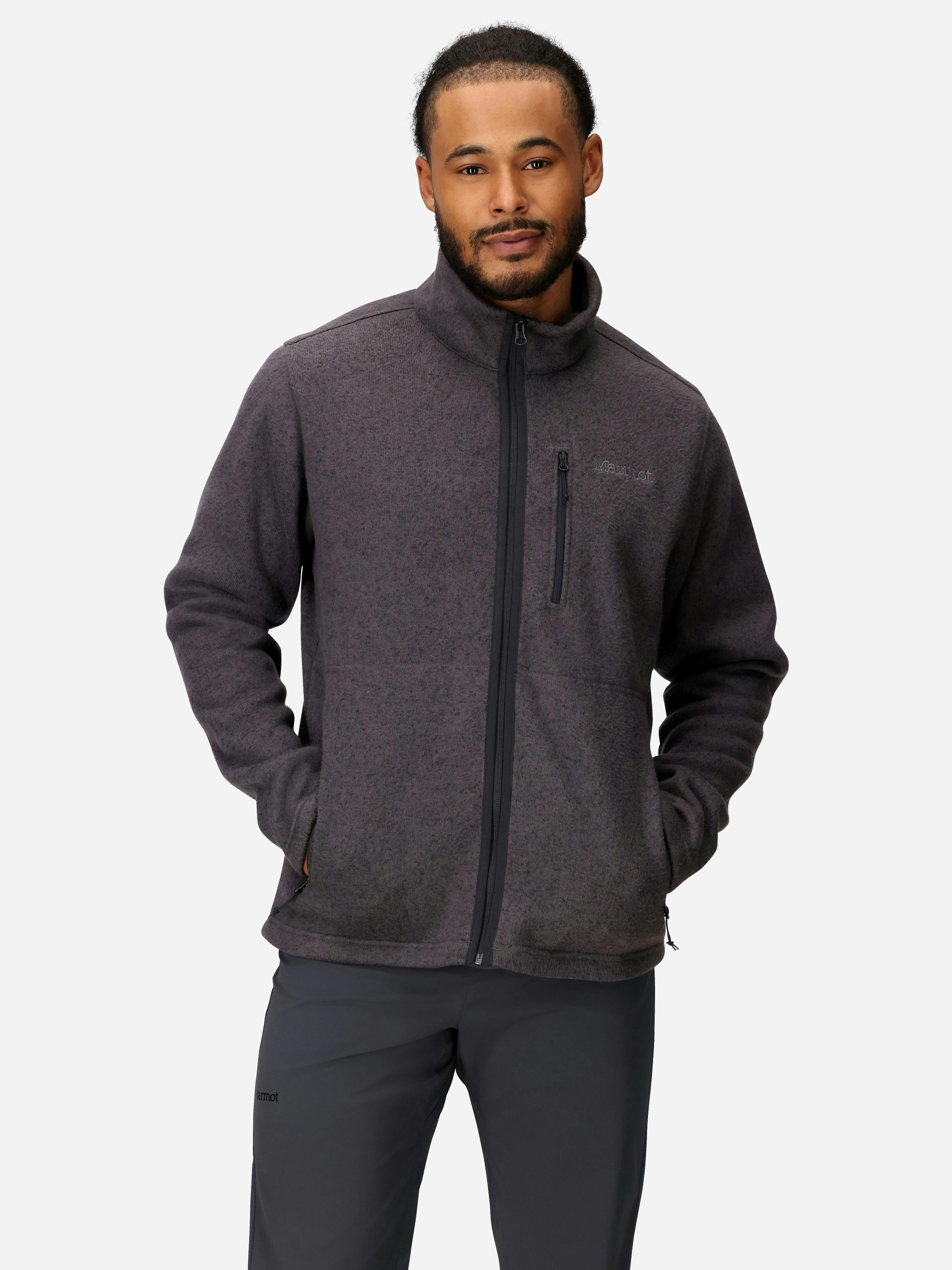 Men's Drop Line Sweater Fleece Full-Zip Jacket