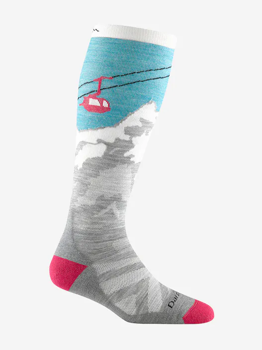 Darn Tough Women's Yeti Over-the-Calf Midweight Ski & Snowboard Socks