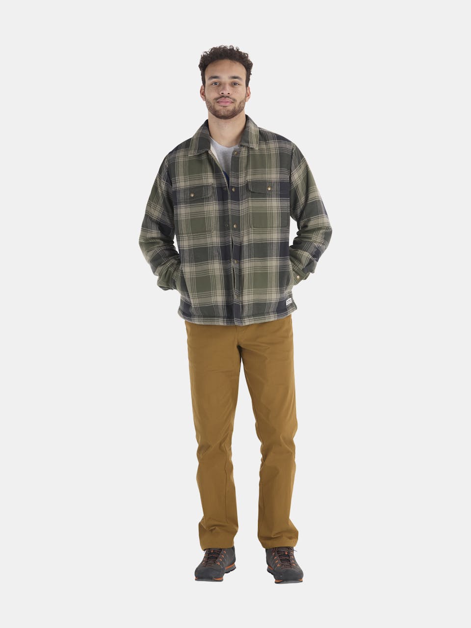 Men’s Ridgefield Heavyweight Sherpa-Lined Flannel Shirt Jacket (2024)
