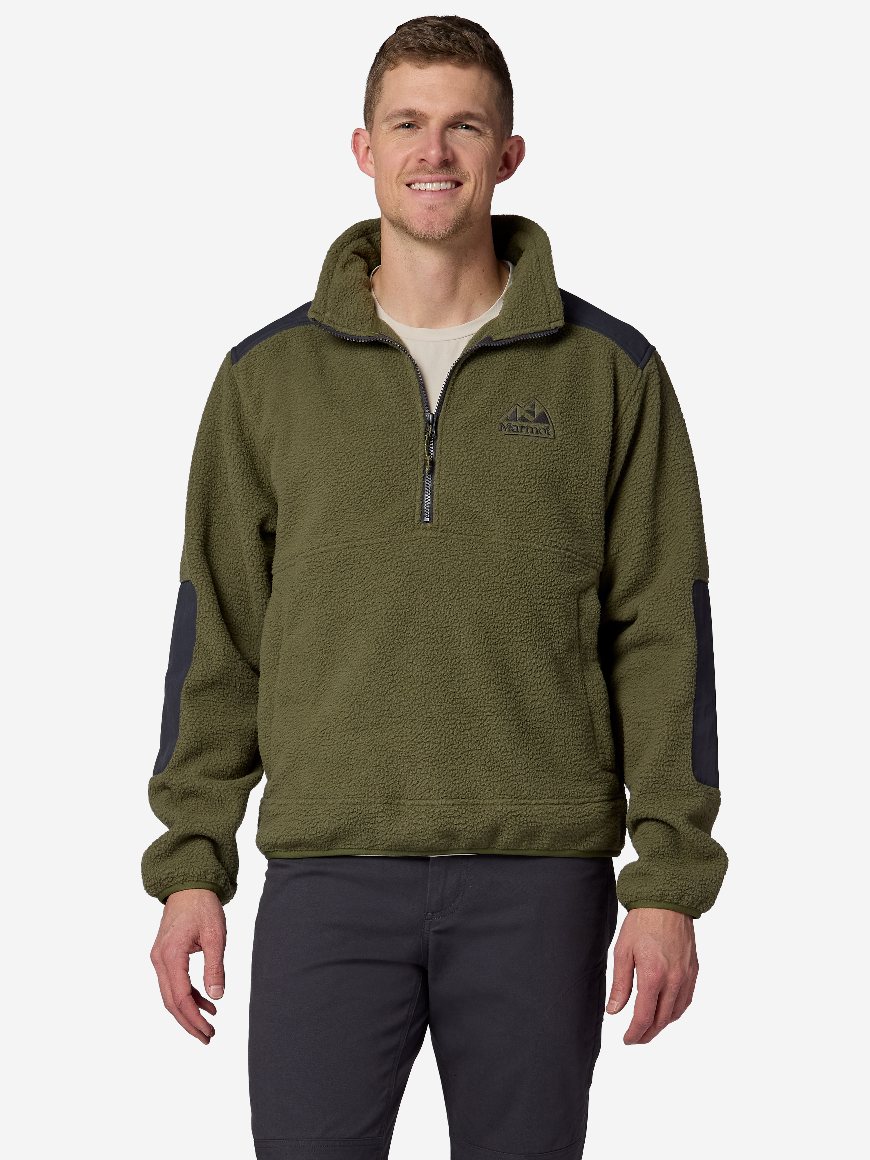 Men's Wanderer High-Pile Fleece Quarter-Zip (Fall 2025) | Marmot