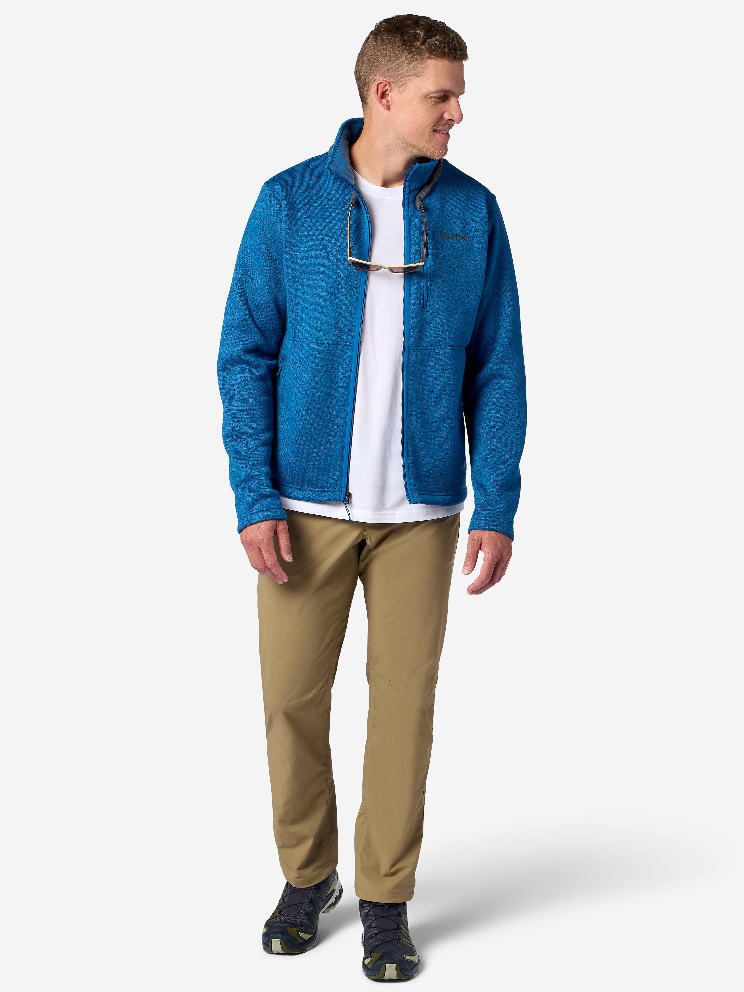Men's Drop Line Sweater Fleece Full-Zip Jacket | Marmot
