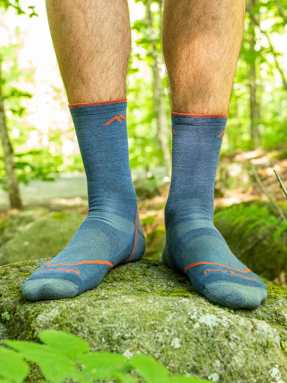 Light Hiker Micro Crew Lightweight with Cushion-Darn Tough Denim