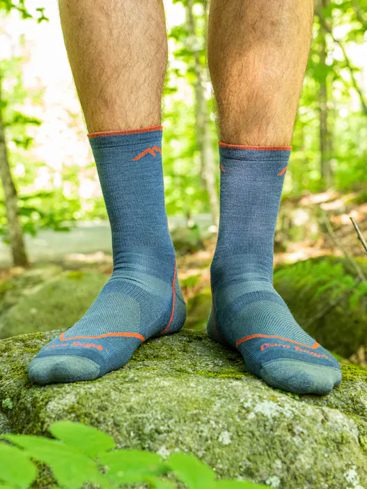 Darn Tough Men's Light Hiker Micro Crew Lightweight Hiking Socks