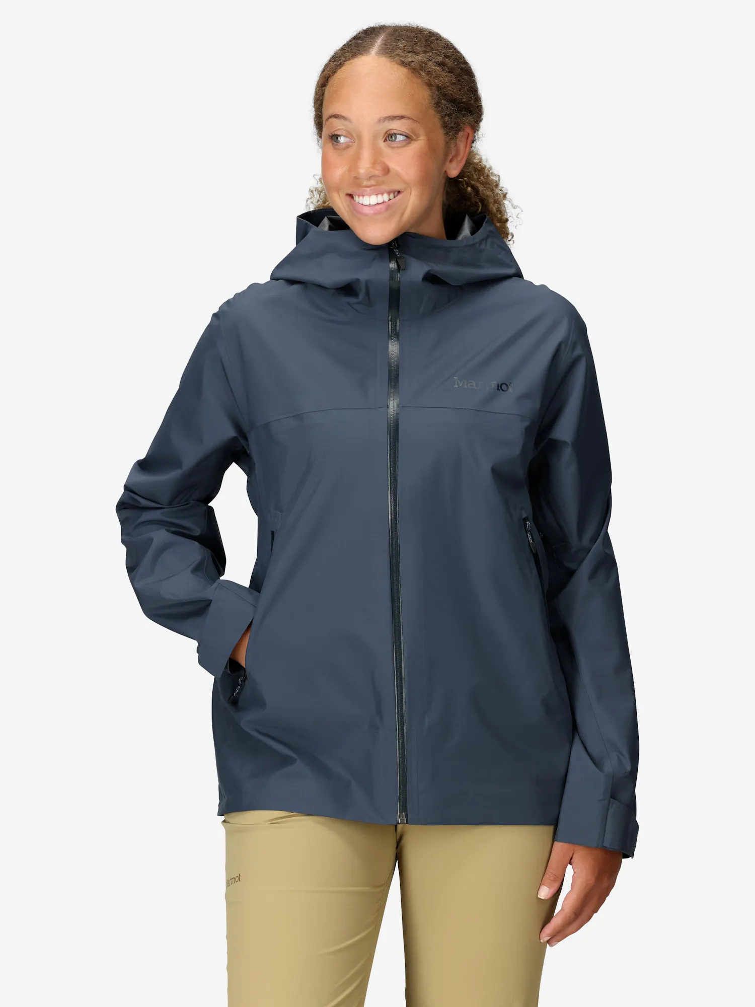 Marmot Women's Minimalist Pertex® Rain Jacket (Fall 2025) in Thunderhead