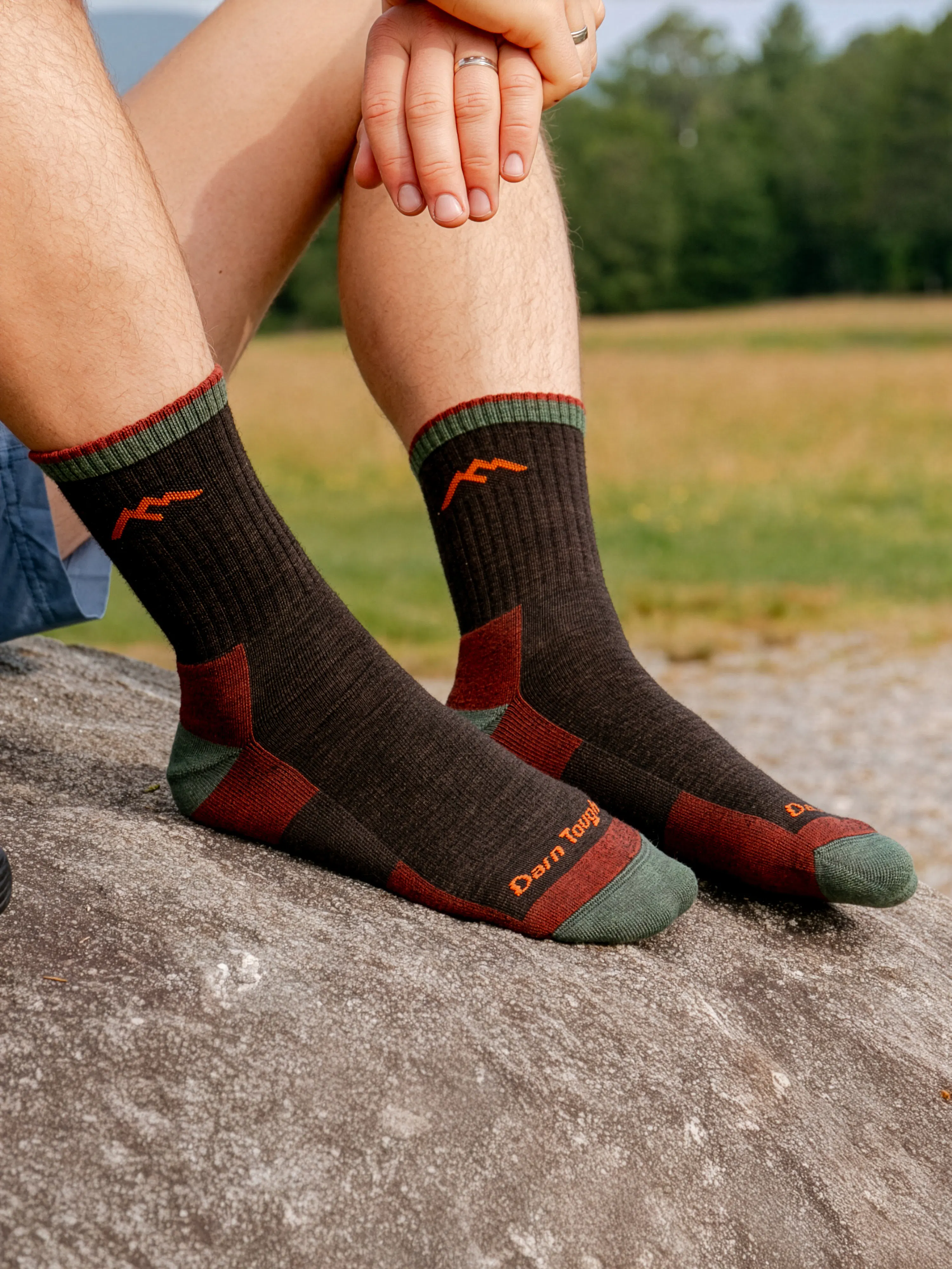 Darn Tough Men's Hiker Micro Crew Midweight Hiking Socks