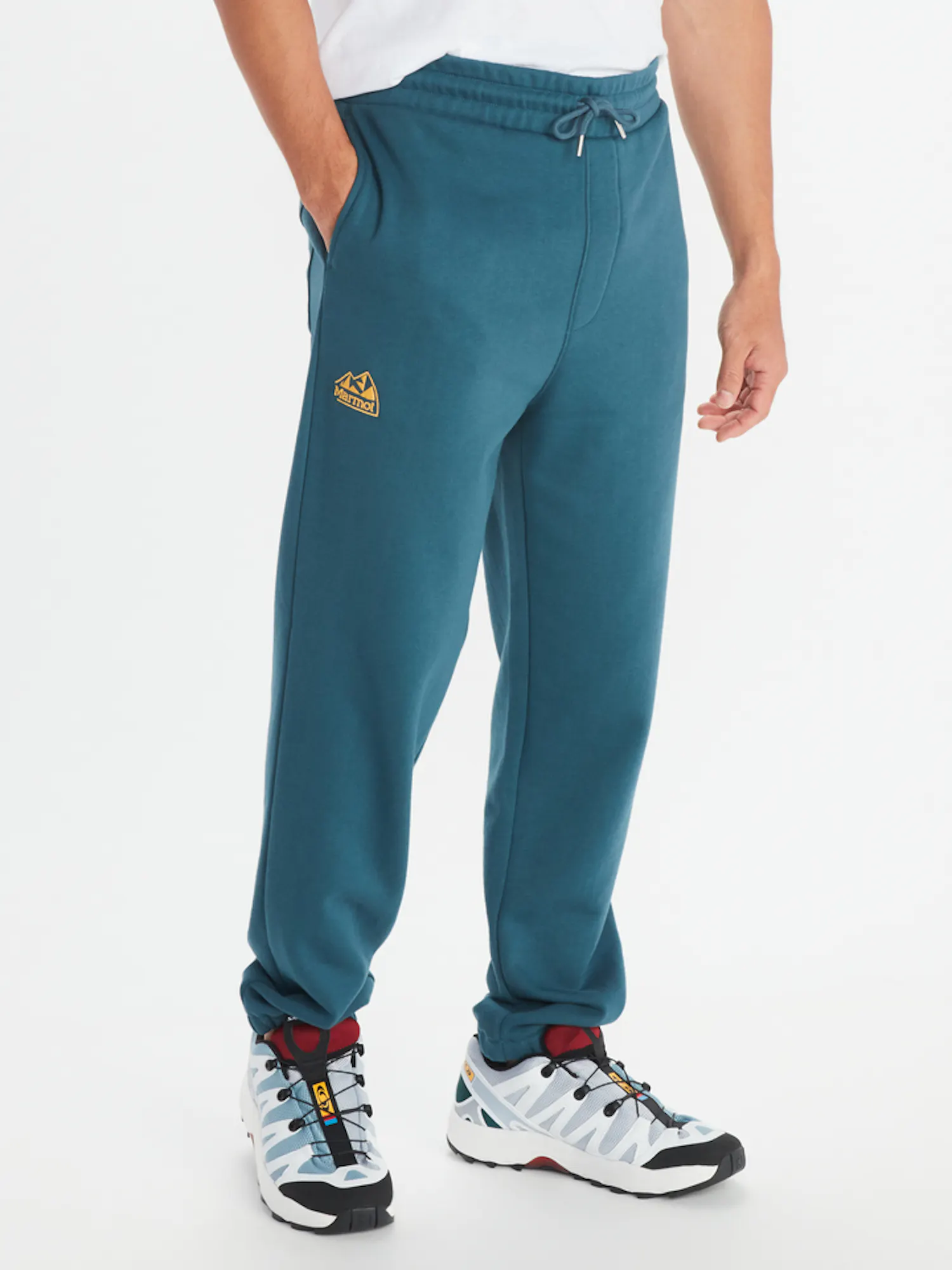 Marmot Men's Peaks Jogger Pants in Dusty Teal | Cotton