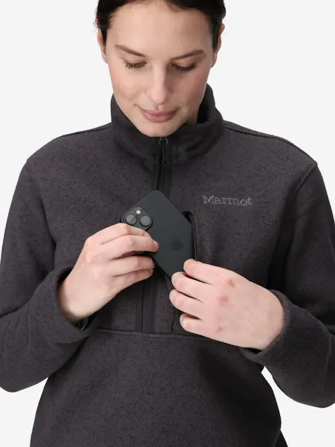 マリー Women's Drop Line Sweater Fleece Half-Zip | Marmot