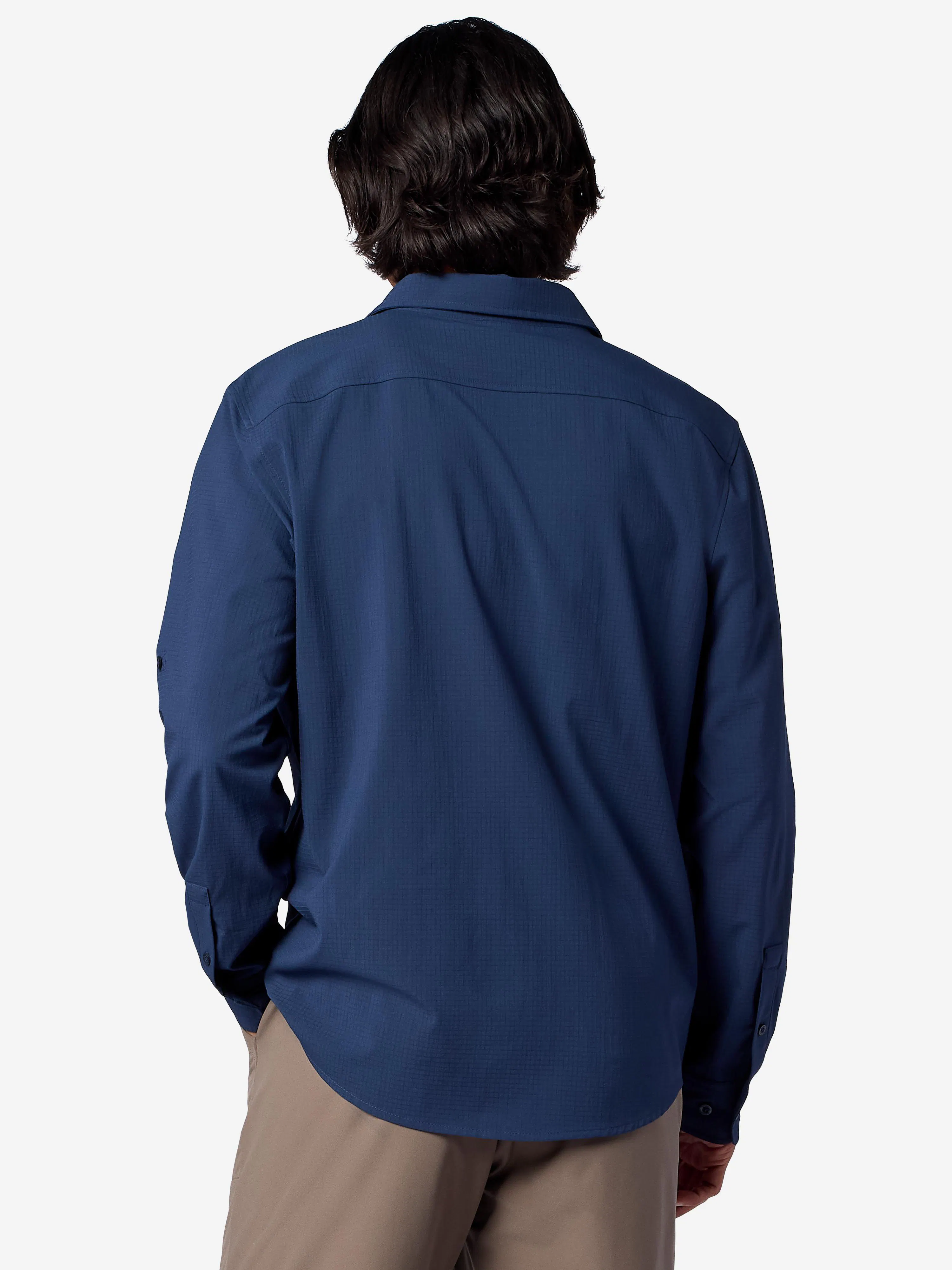 Men's AirExchange Perforated Long-Sleeve Collared Shirt (Spring 2026)