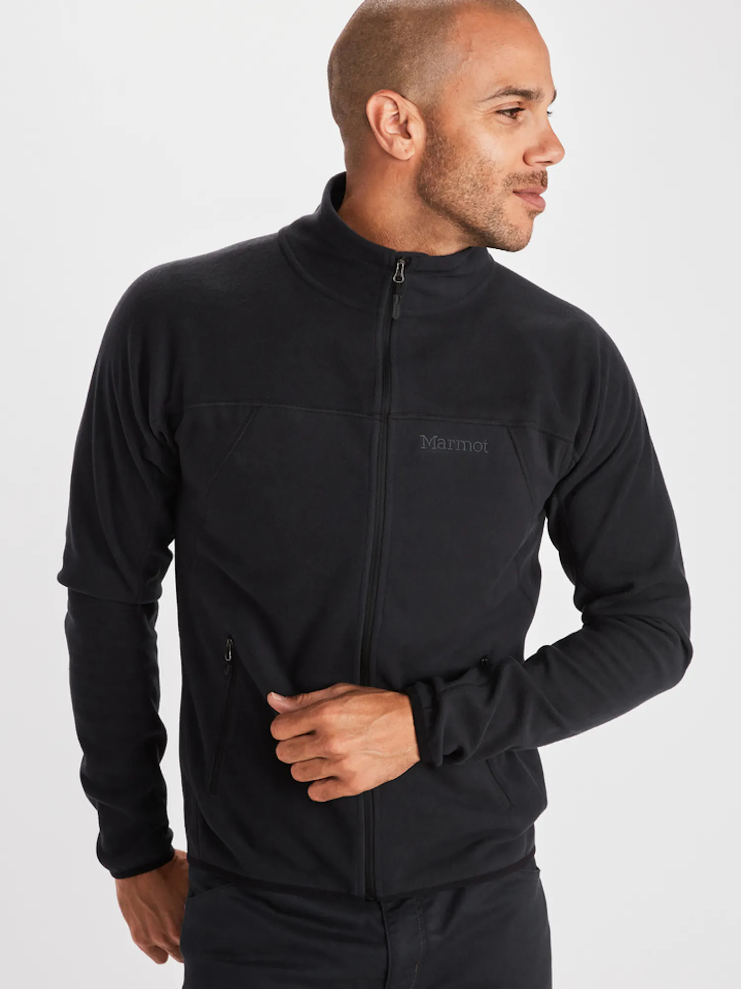 Marmot Men's Pisgah Fleece Jacket in Black