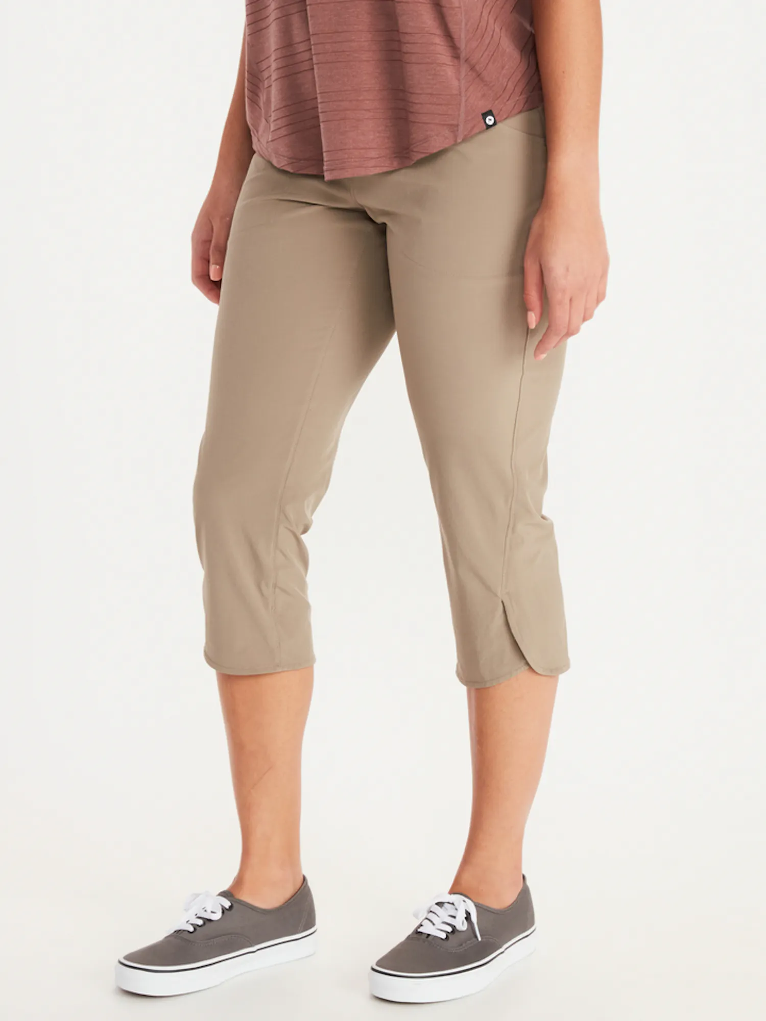 Marmot Women's Elda UPF 50 Capri Pants in Stonework