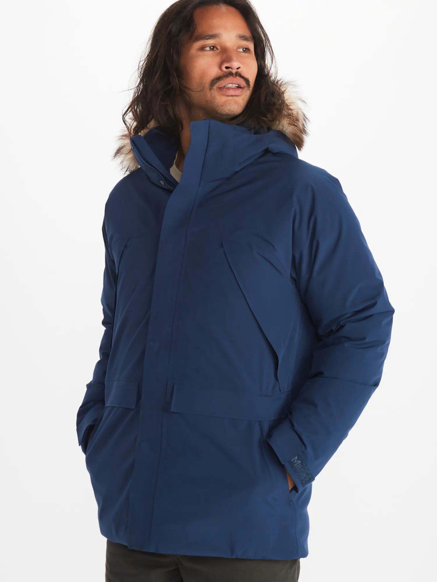Marmot Men's Yukon II Parka Jacket in Arctic Navy