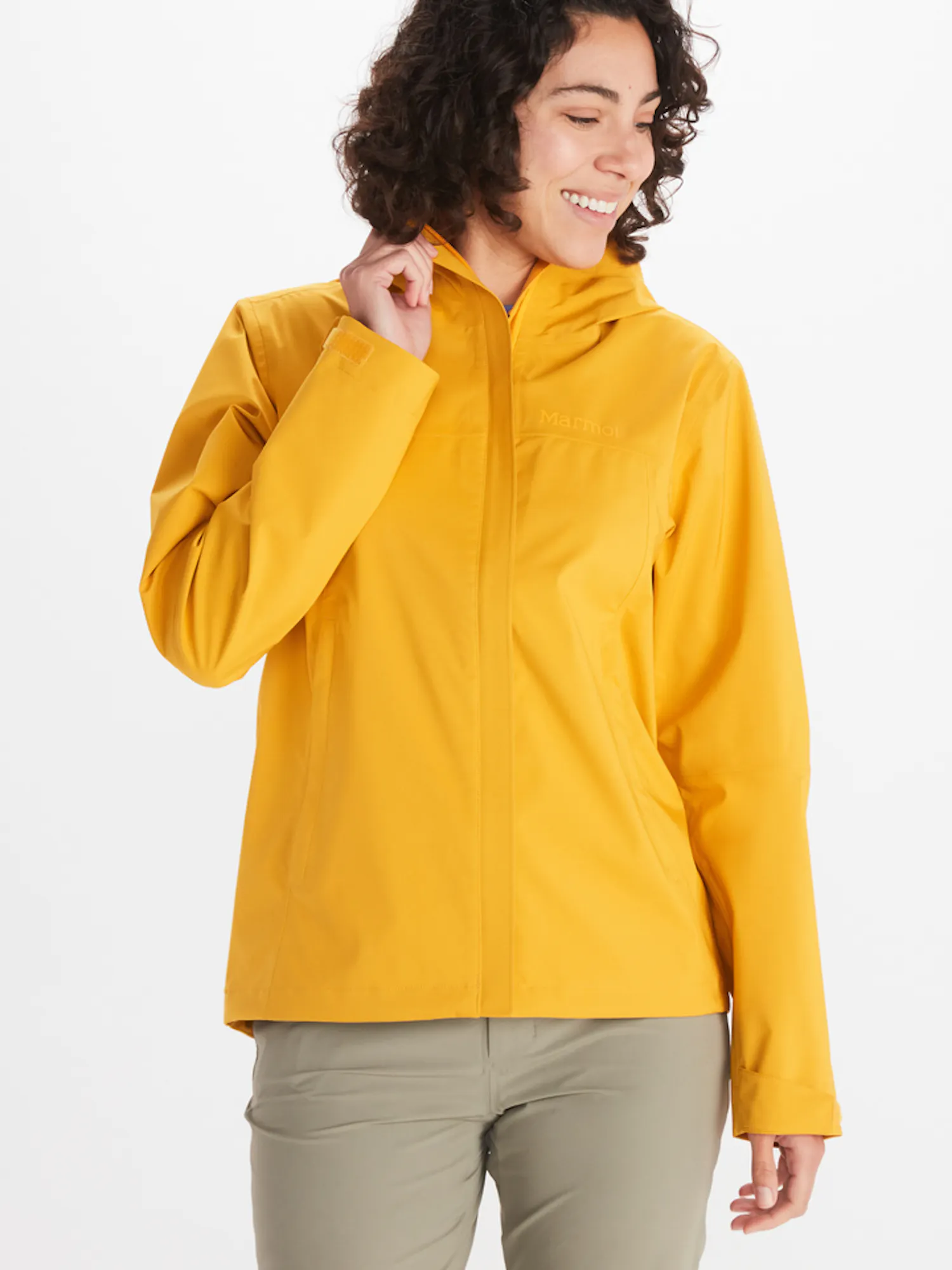 Marmot Women's PreCip® Eco Pro Jacket in Golden Sun