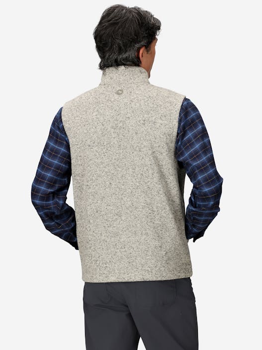 Men's Drop Line Sweater Fleece Vest
