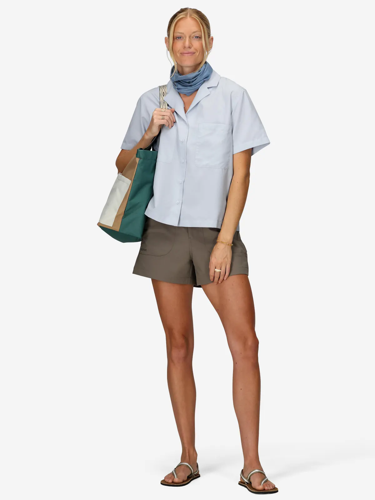 Wm's AirExchange UPF 40 Camp SS Shirt