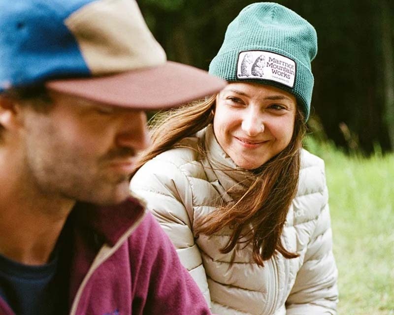 friends outdoor wearing assorted outdoor apparel