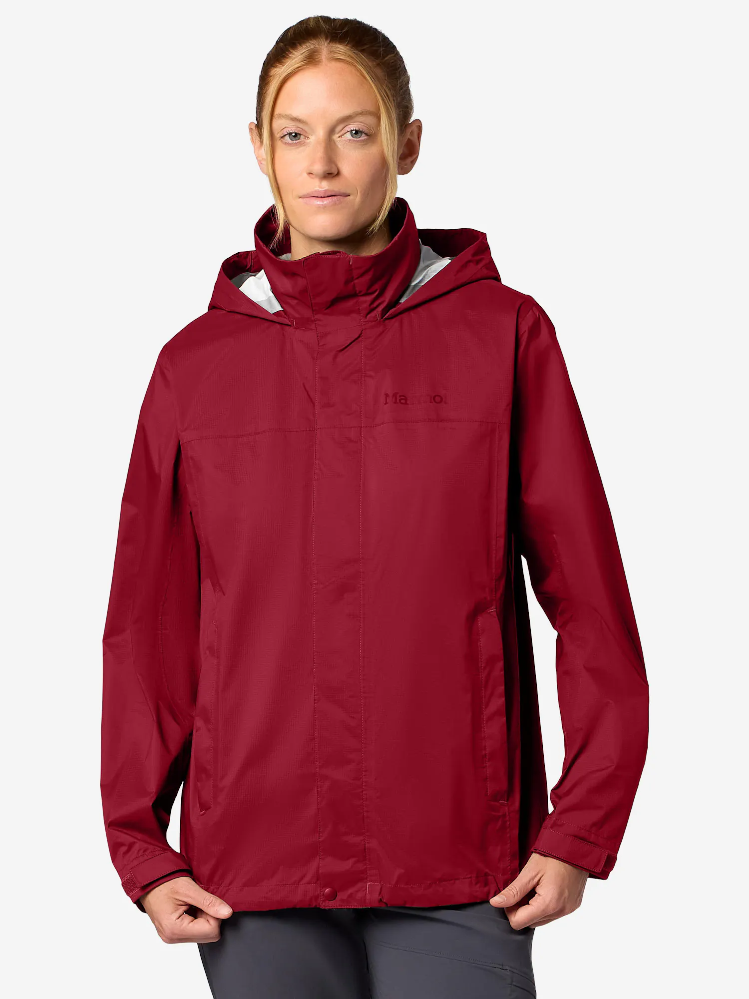 Marmot Women's PreCip® Evo Rain Jacket in Cosmos Red
