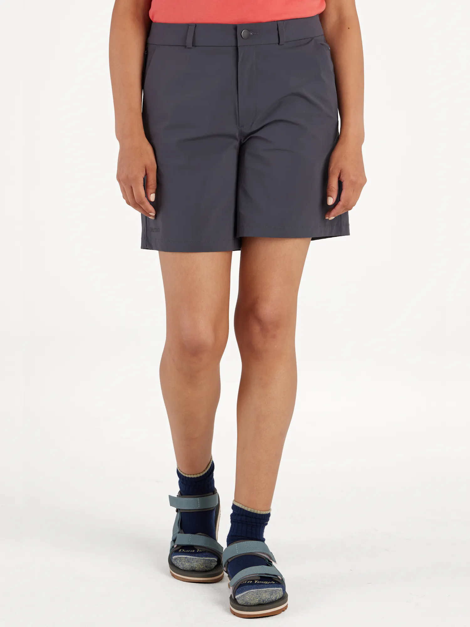 Marmot Women's Arch Rock UPF 50 Shorts 7" (Spring 2025) in Dark Steel