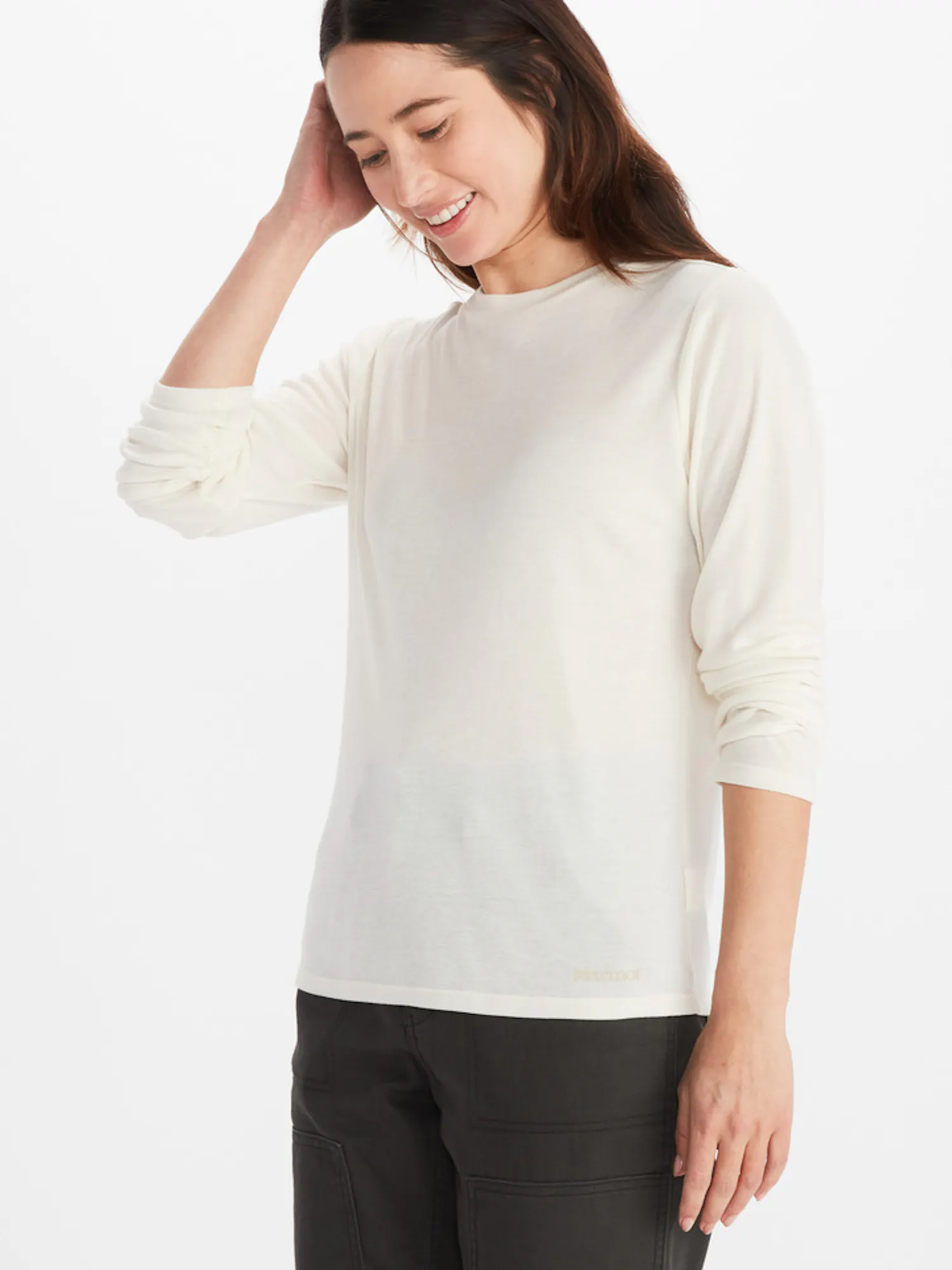 Marmot Women's Long-Sleeve Switchback in Papyrus
