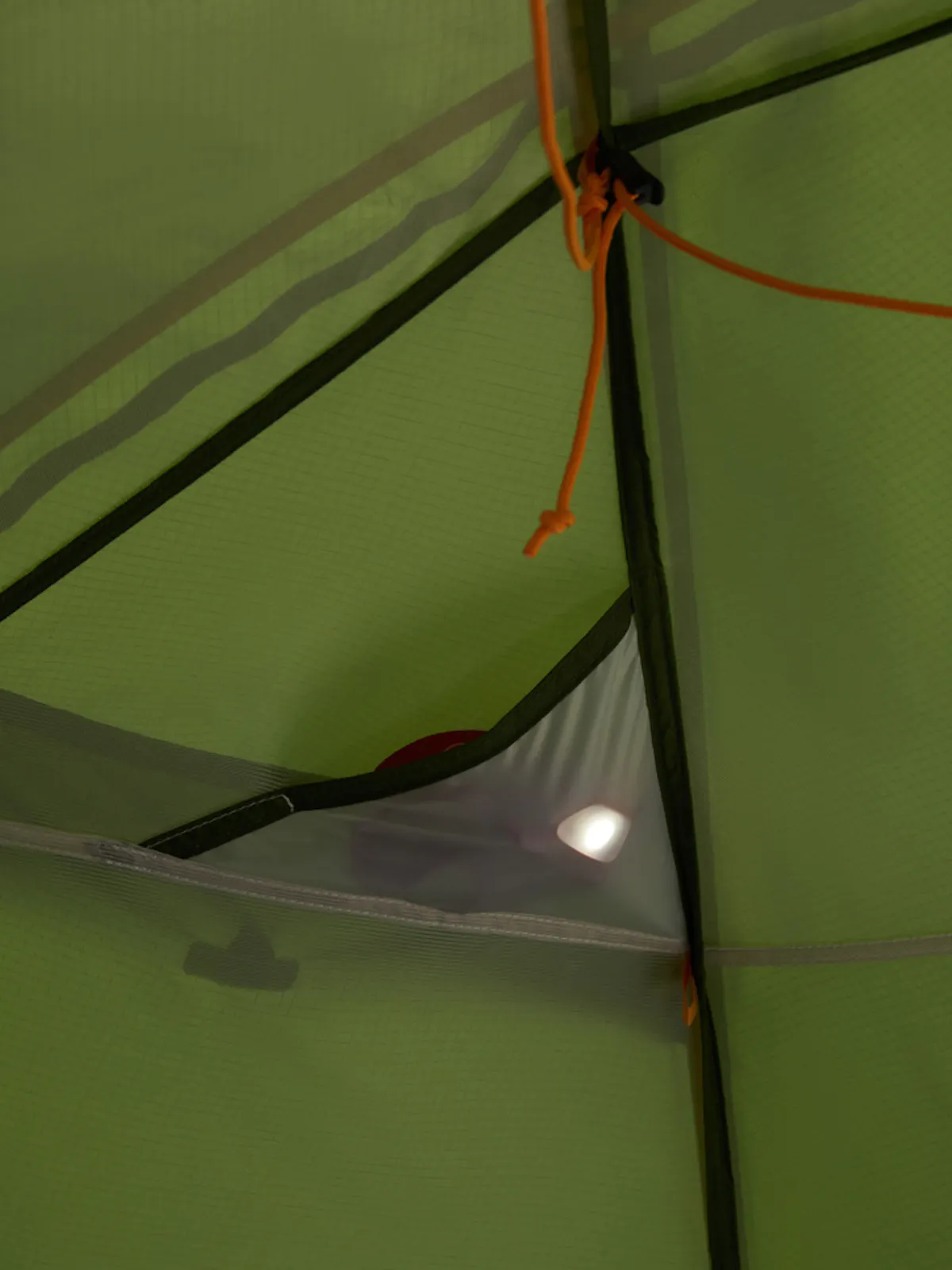 Marmot tent with interior storage pocket