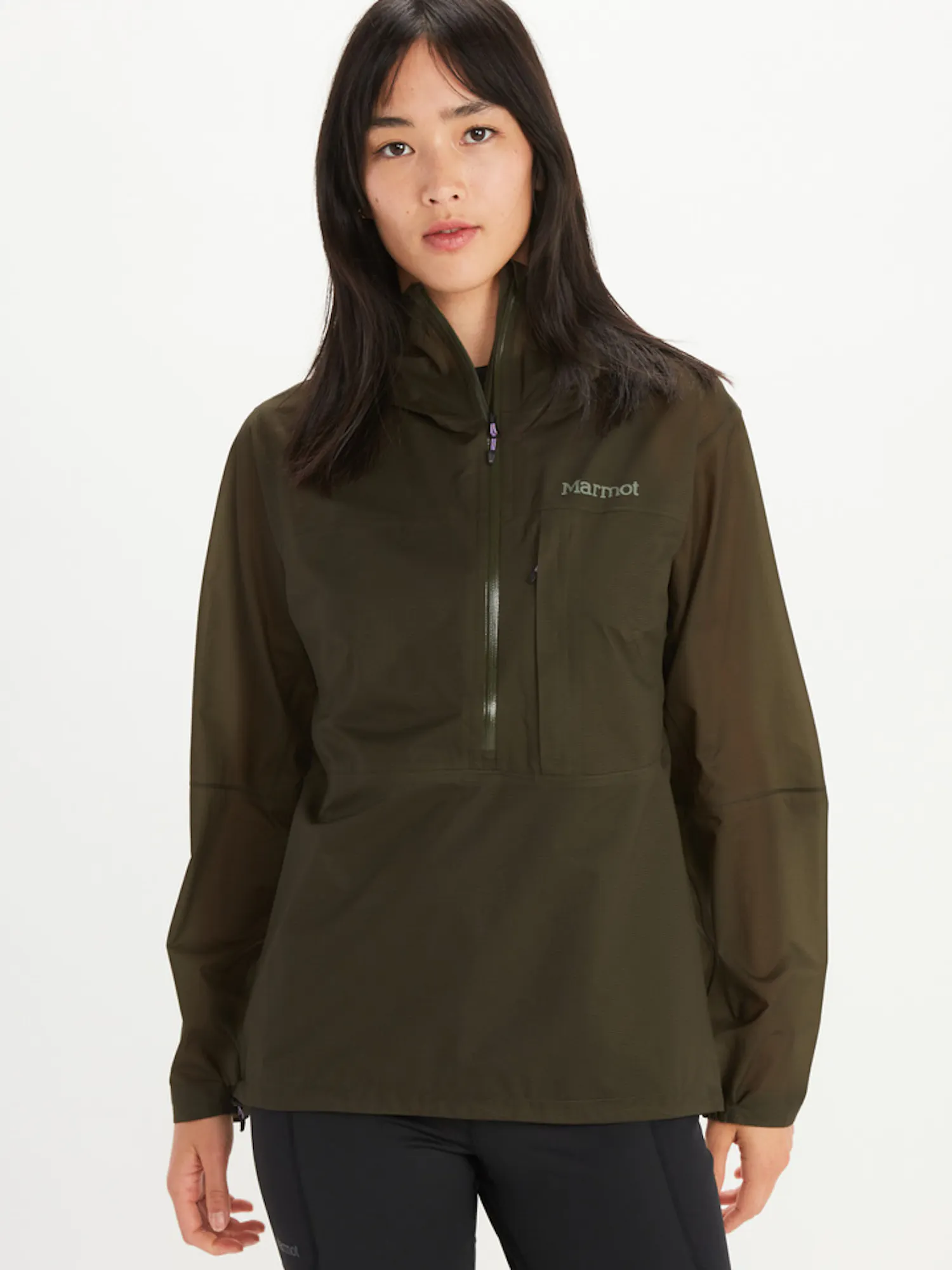 Marmot Women's Bantamweight Anorak Jacket in Nori