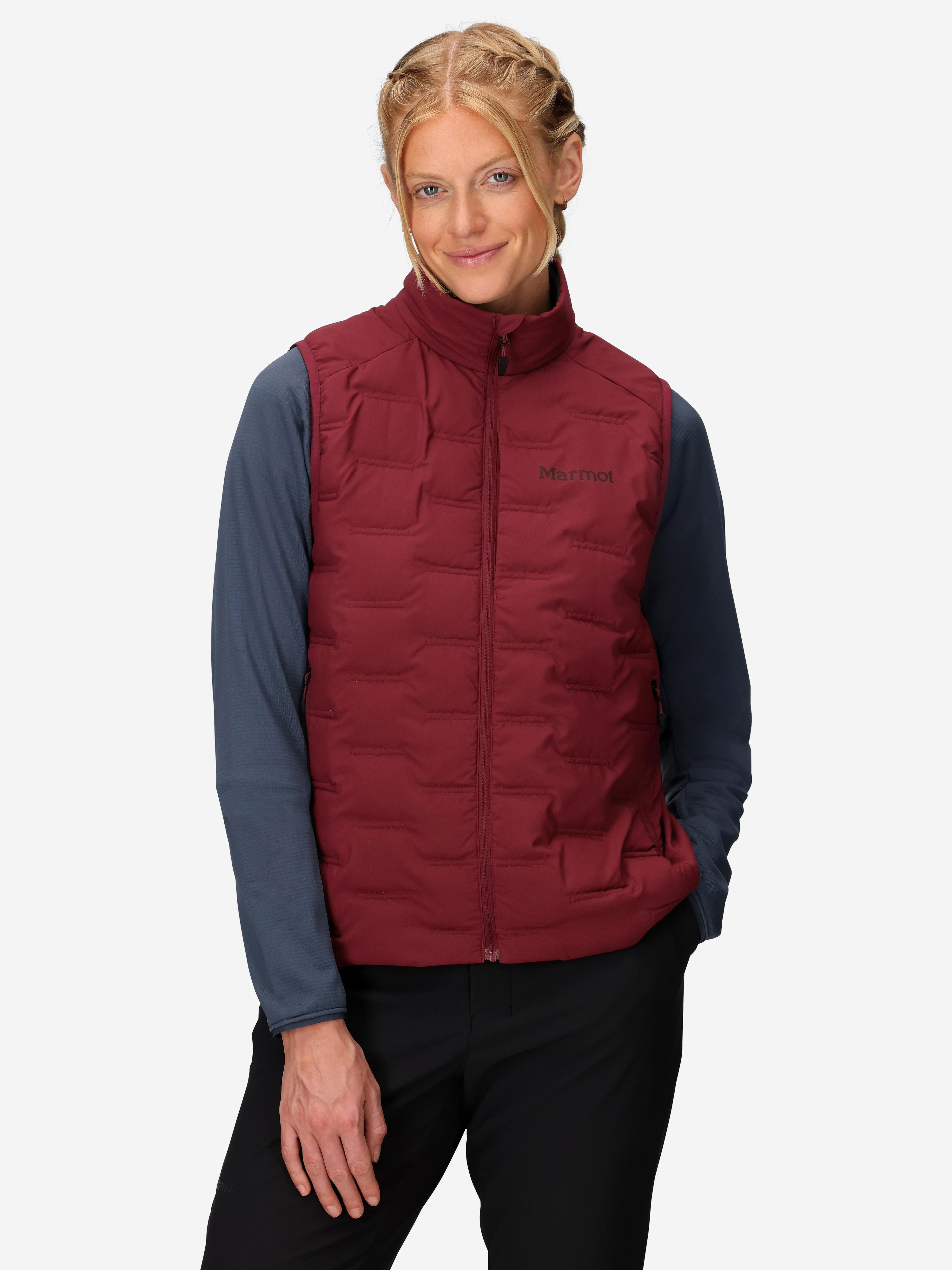 Marmot Womens WarmCube Active Aerothermal PrimaLoft Insulated Vest in Acai Berry 100$