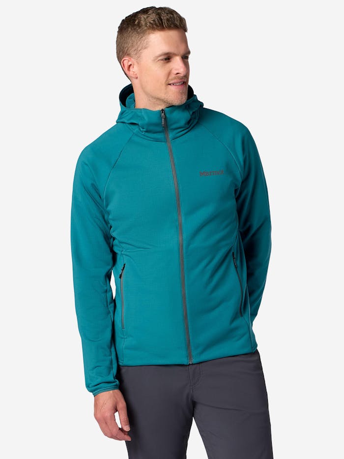 Men's Leconte Tech Grid Full-Zip Fleece Hoody