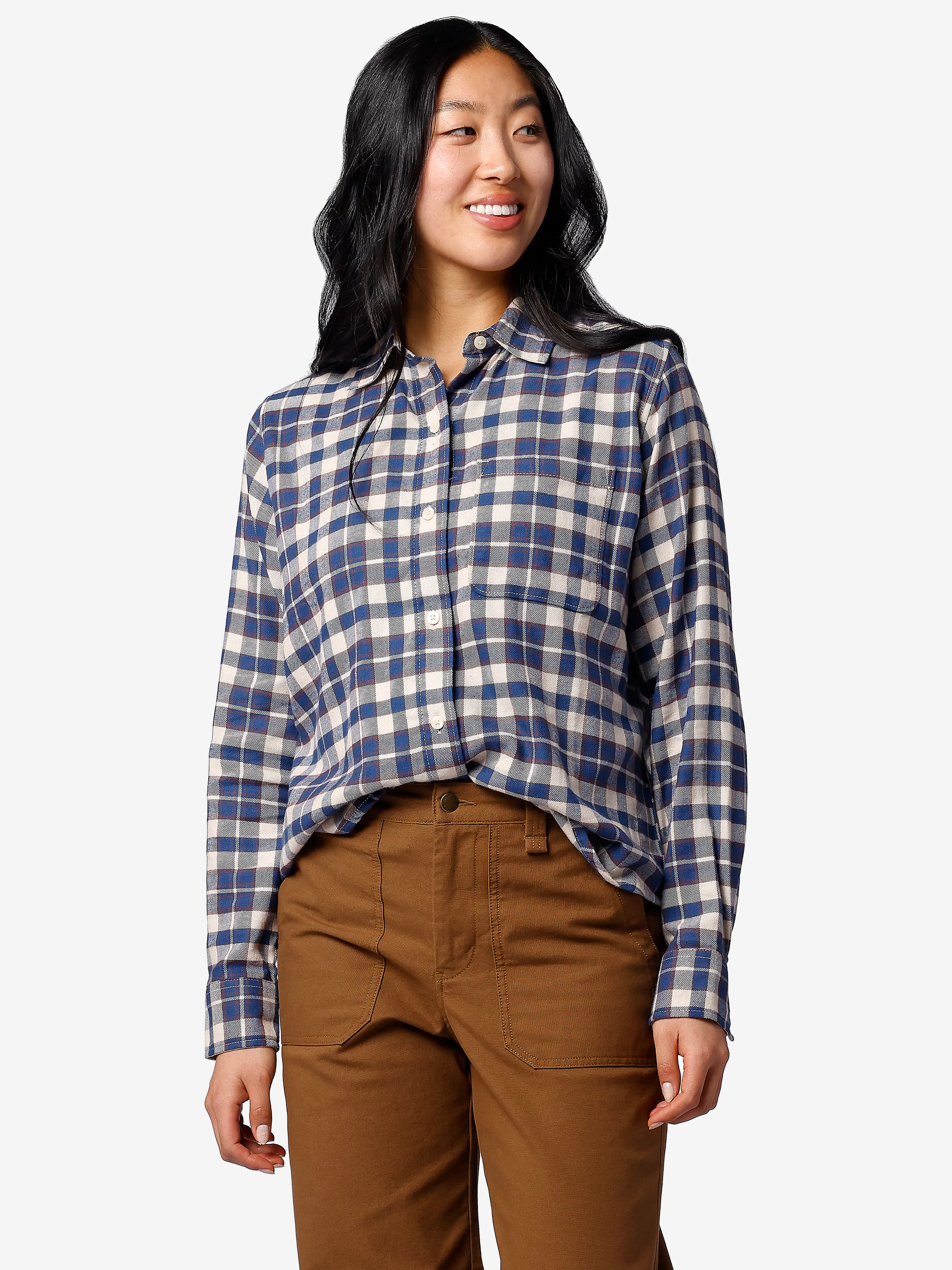 Birch White Plaid
