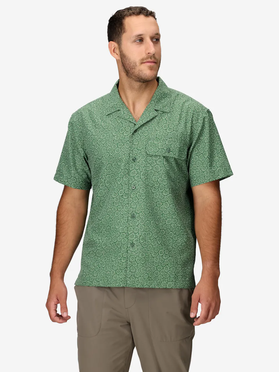 AirExchange UPF 40 Camp Novelty SS Shirt