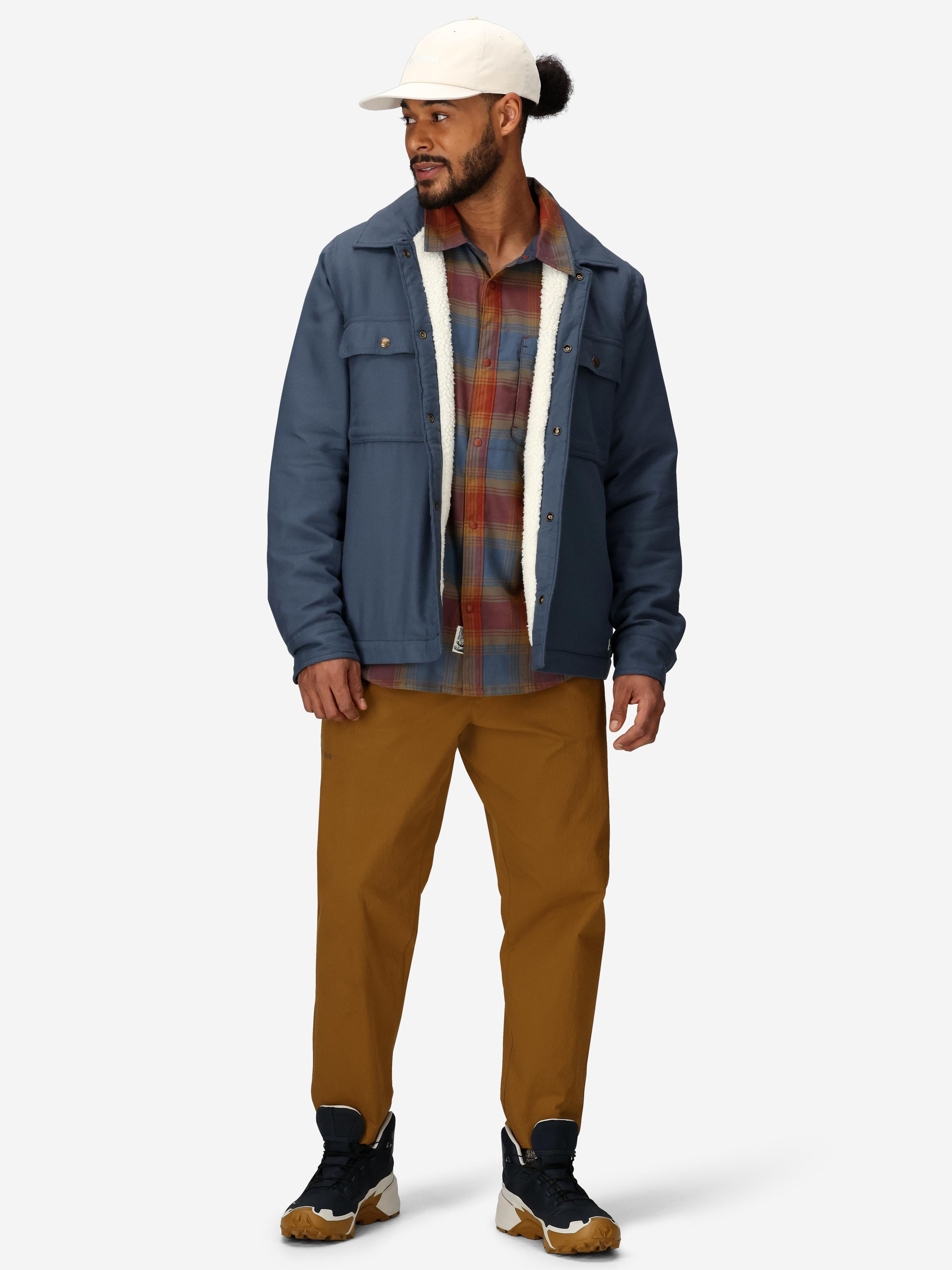 Men's Ridgefield Sherpa-Lined Flannel Shirt Jacket (Fall 2025