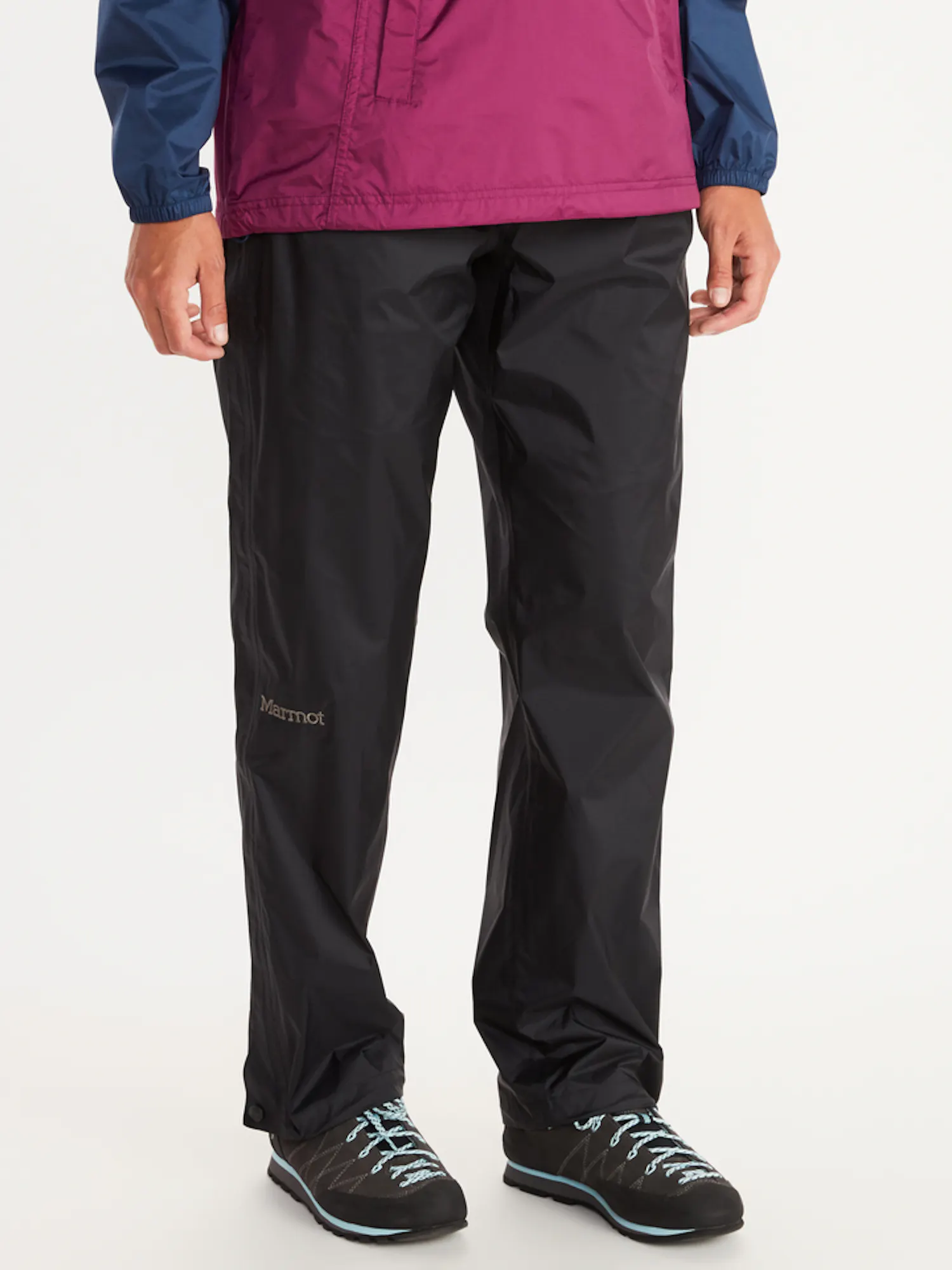 Marmot Women's PreCip® Eco Full-Zip Pants - Short (2023) in Black