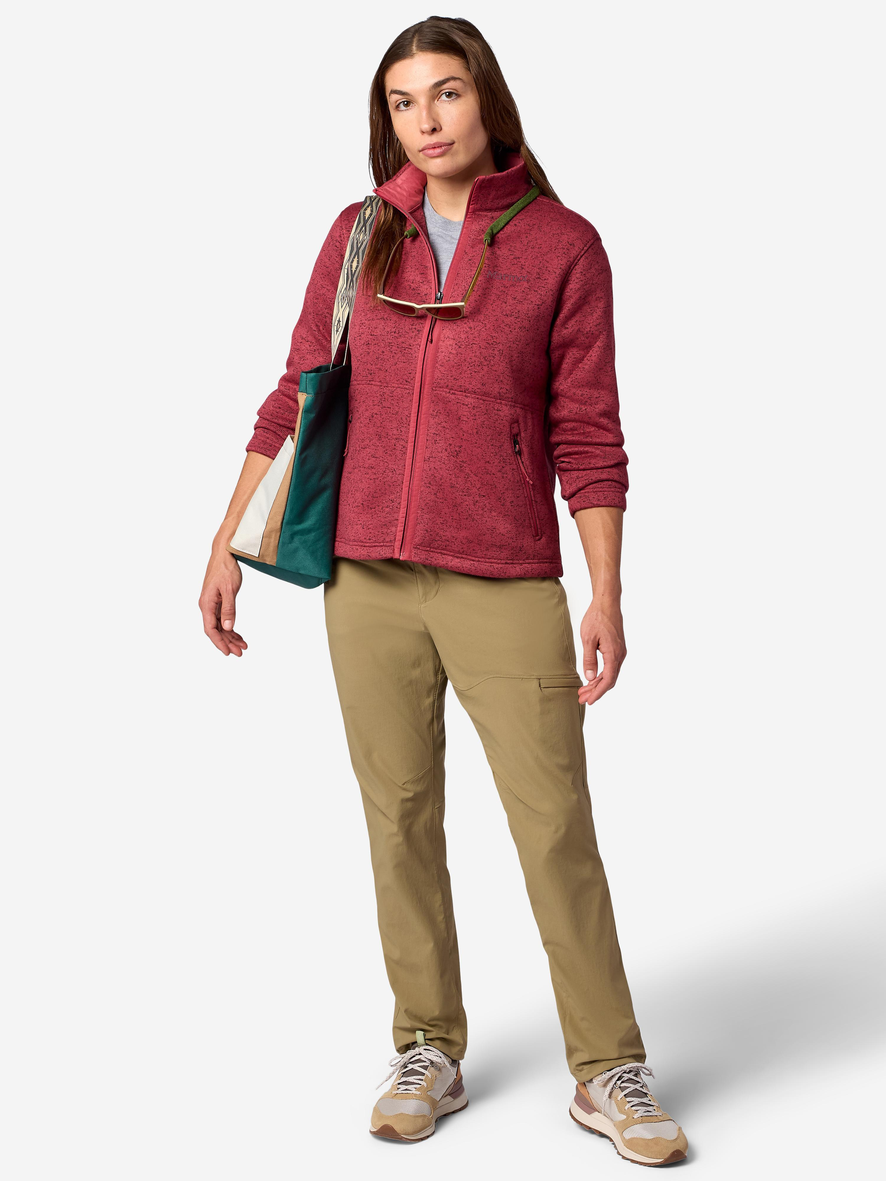 もも Women's Drop Line Sweater Fleece Full-Zip Jacket | Marmot